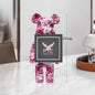 27cm Graffiti Bear Statue Paint Block Bear Decor Resin Desktop Ornaments Home Decoration Living Room Bear Floor