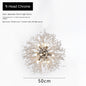 Nordic Creative Dandelion Chandelier Bedroom Bar Counter Luxury Living Room Lighting Fixture